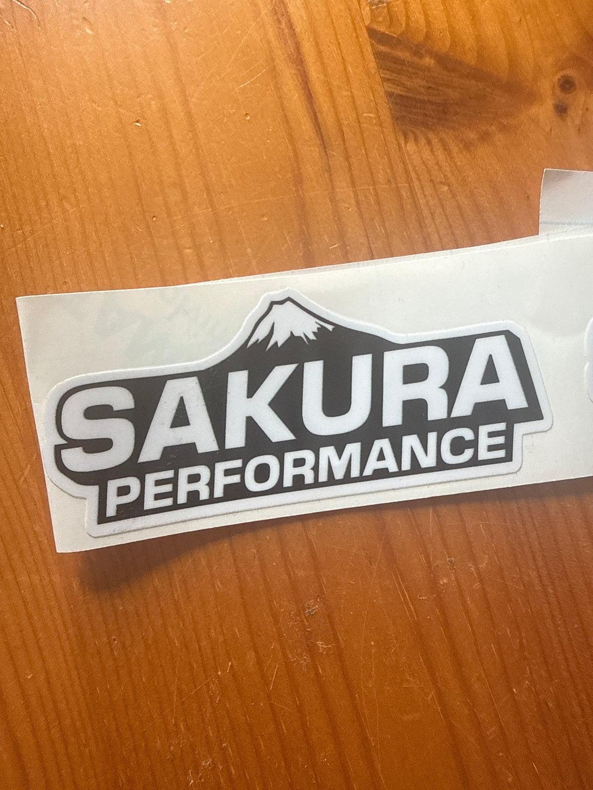 SMALL SAKURA PERFORMANCE STICKER BLACK&WHITE