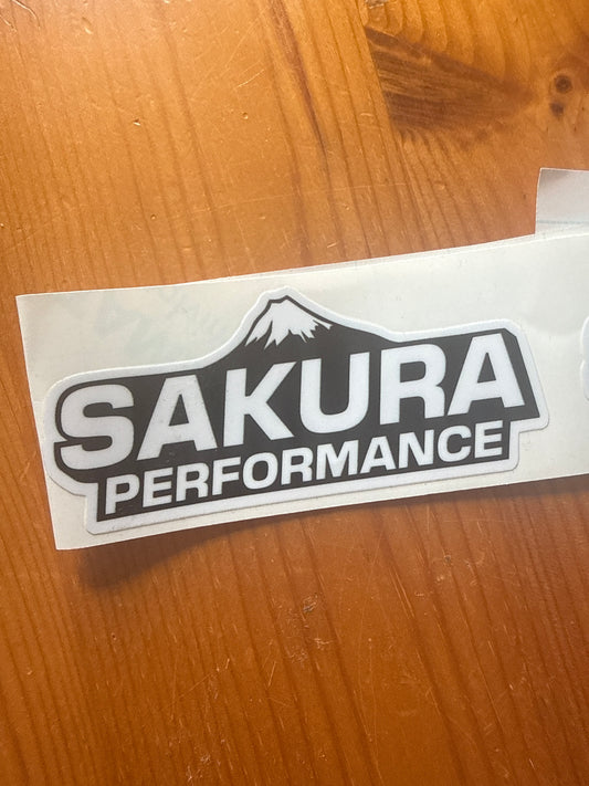 SMALL SAKURA PERFORMANCE STICKER BLACK&WHITE